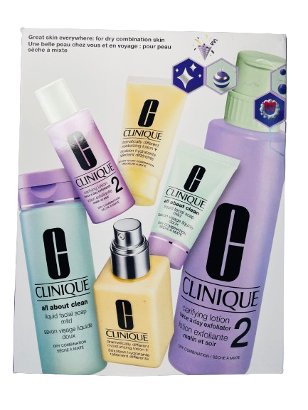 Mother's day gift-Clinique Great Skin Everywhere 3-Step Skin Care Set for Drier Skin